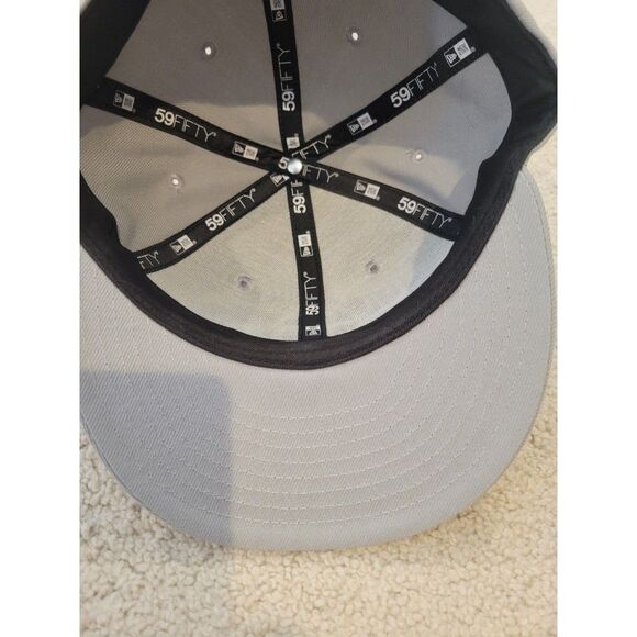 EUC New Era 59 fifty Grey Hat Cap Size 7 1/4 Horned Frogs Embroidery TCU - Picture 7 of 7